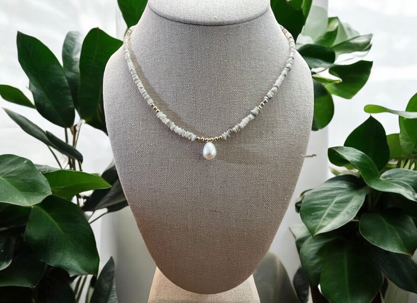 Australian Opal Mala Necklace -  Edison Pearl