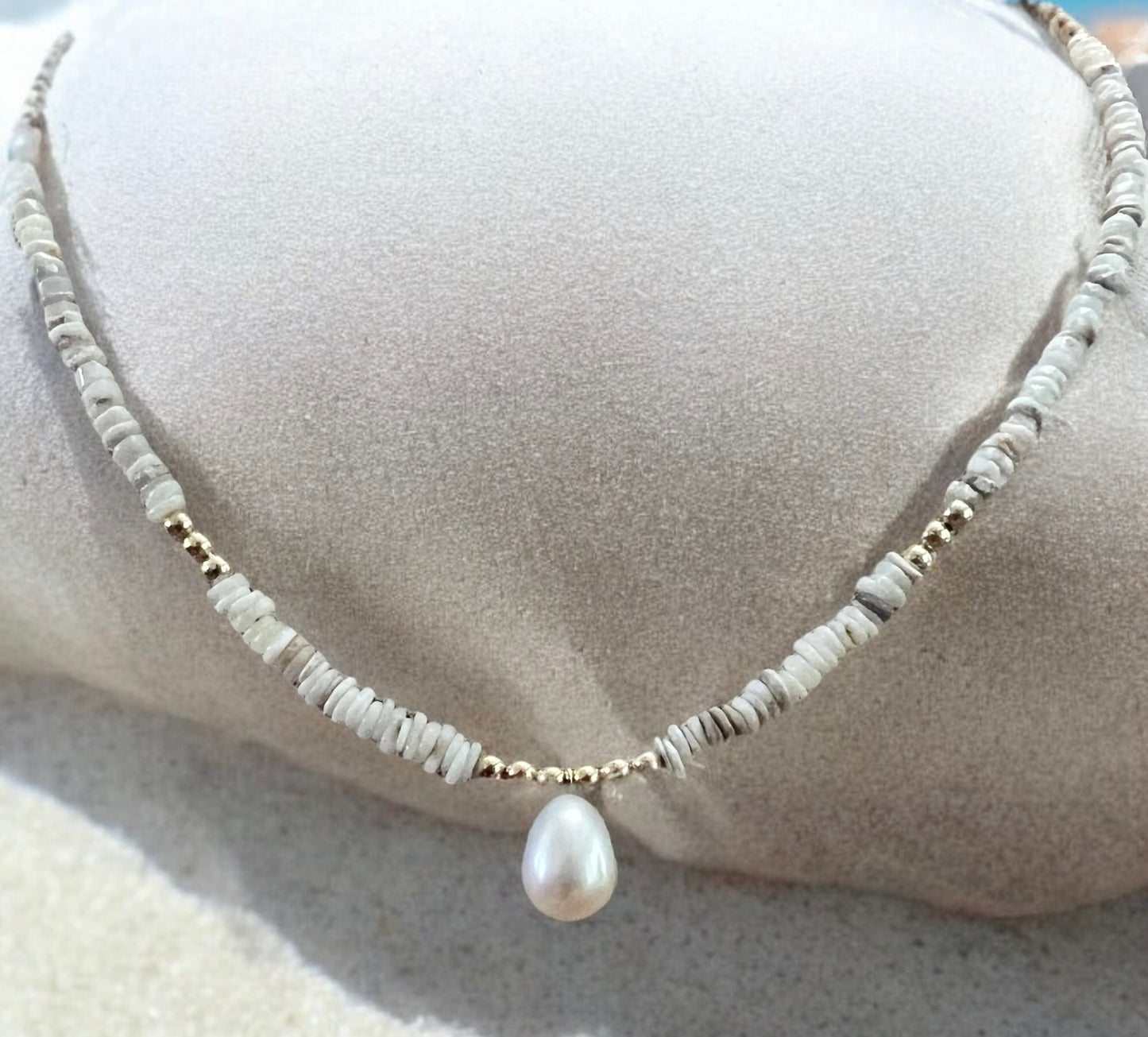 Australian Opal Mala Necklace -  Edison Pearl