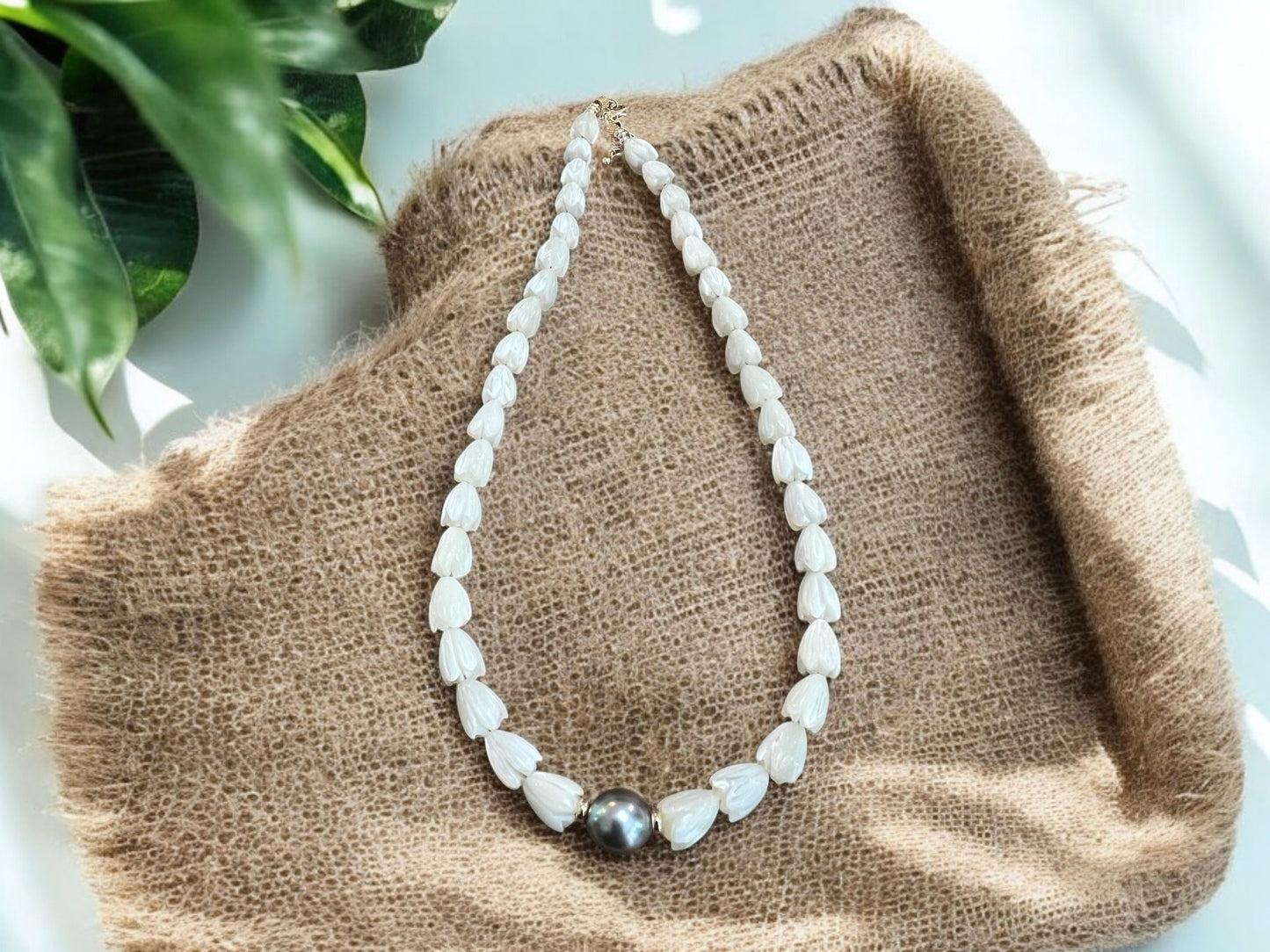 Pikake & Tahitian Necklace