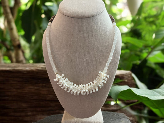 Open Pikake Moonstone Lei Necklace