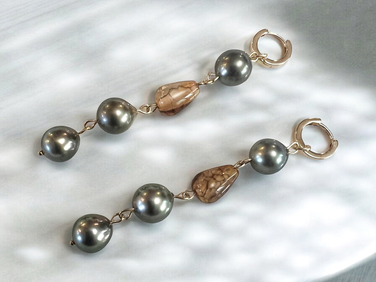 Dark Tahitian Danglers