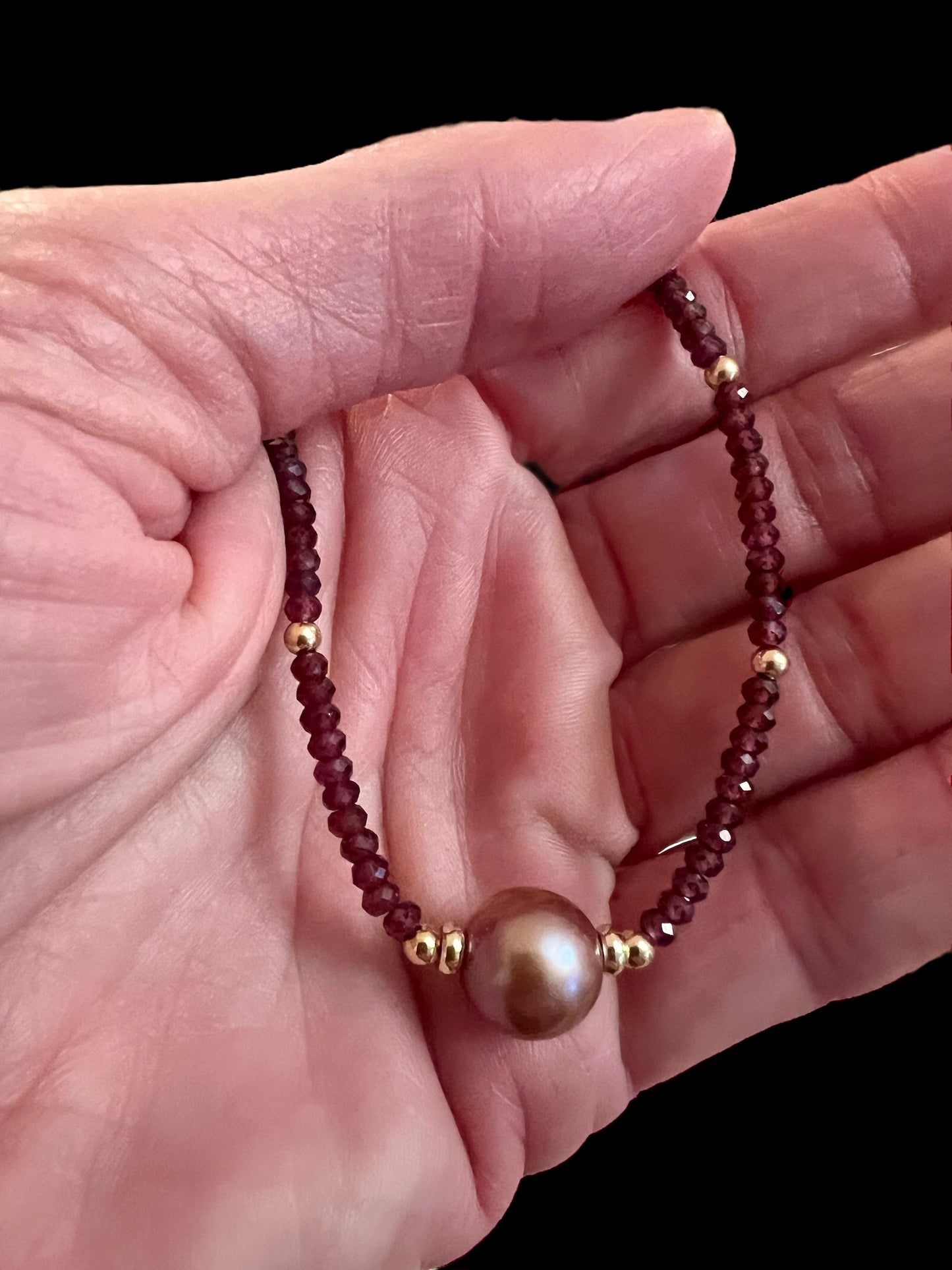 Garnet Princess Necklace