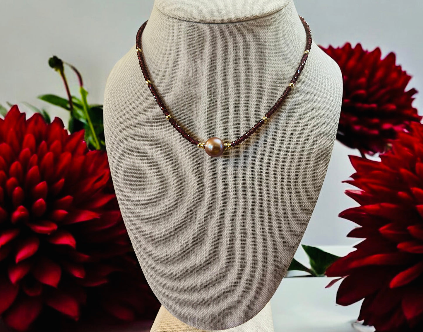 Garnet Princess Necklace