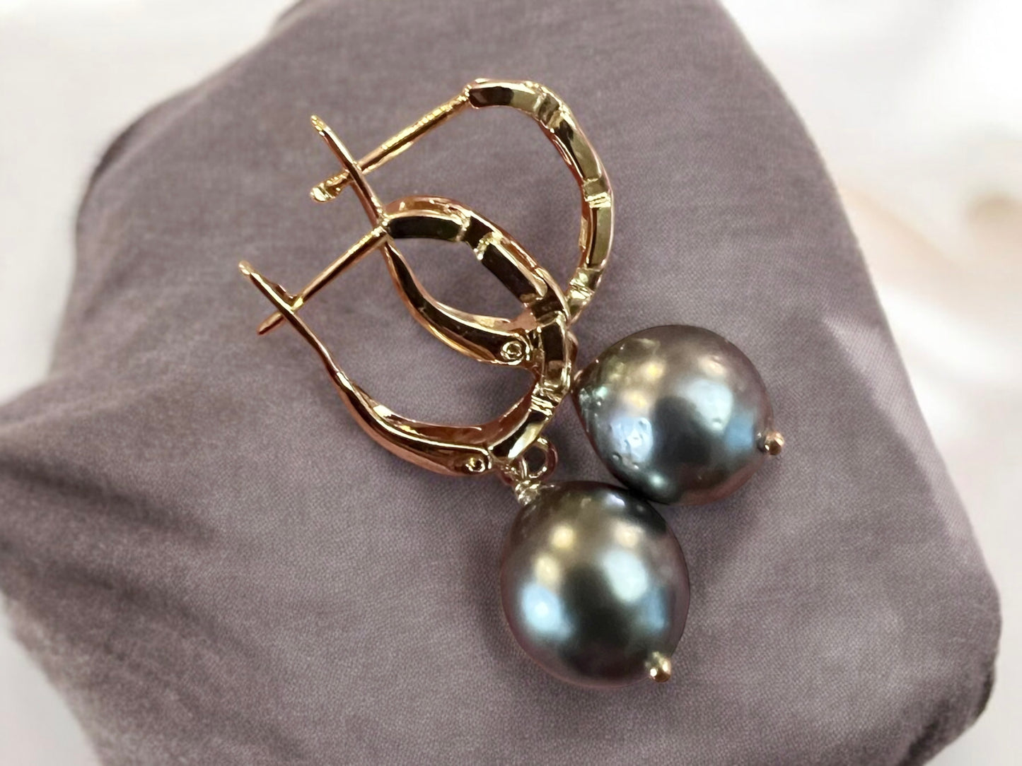 Scroll Lever Back Earrings