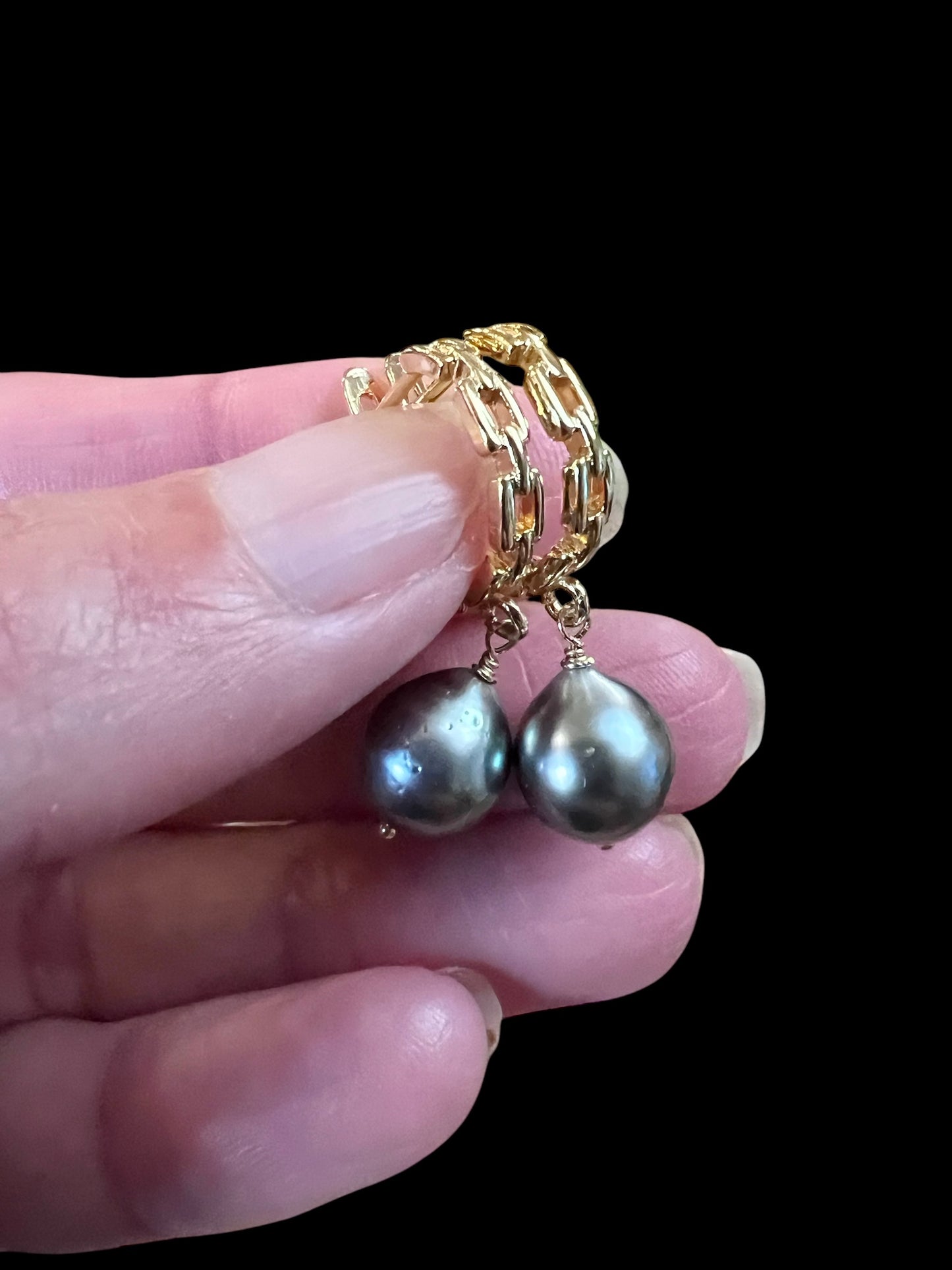 Scroll Lever Back Earrings