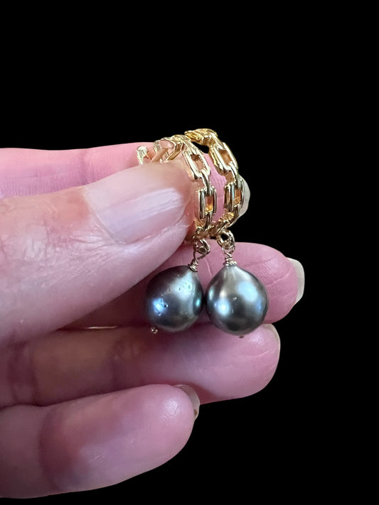 Scroll Lever Back Earrings