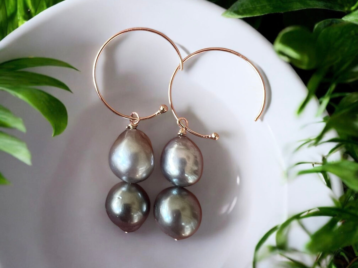 Tahitian Naked Hoops