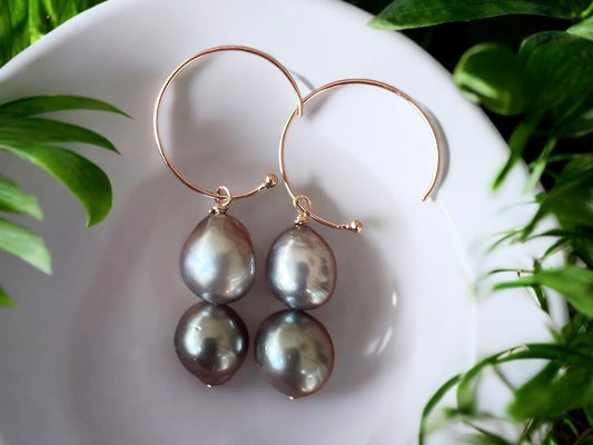Tahitian Naked Hoops