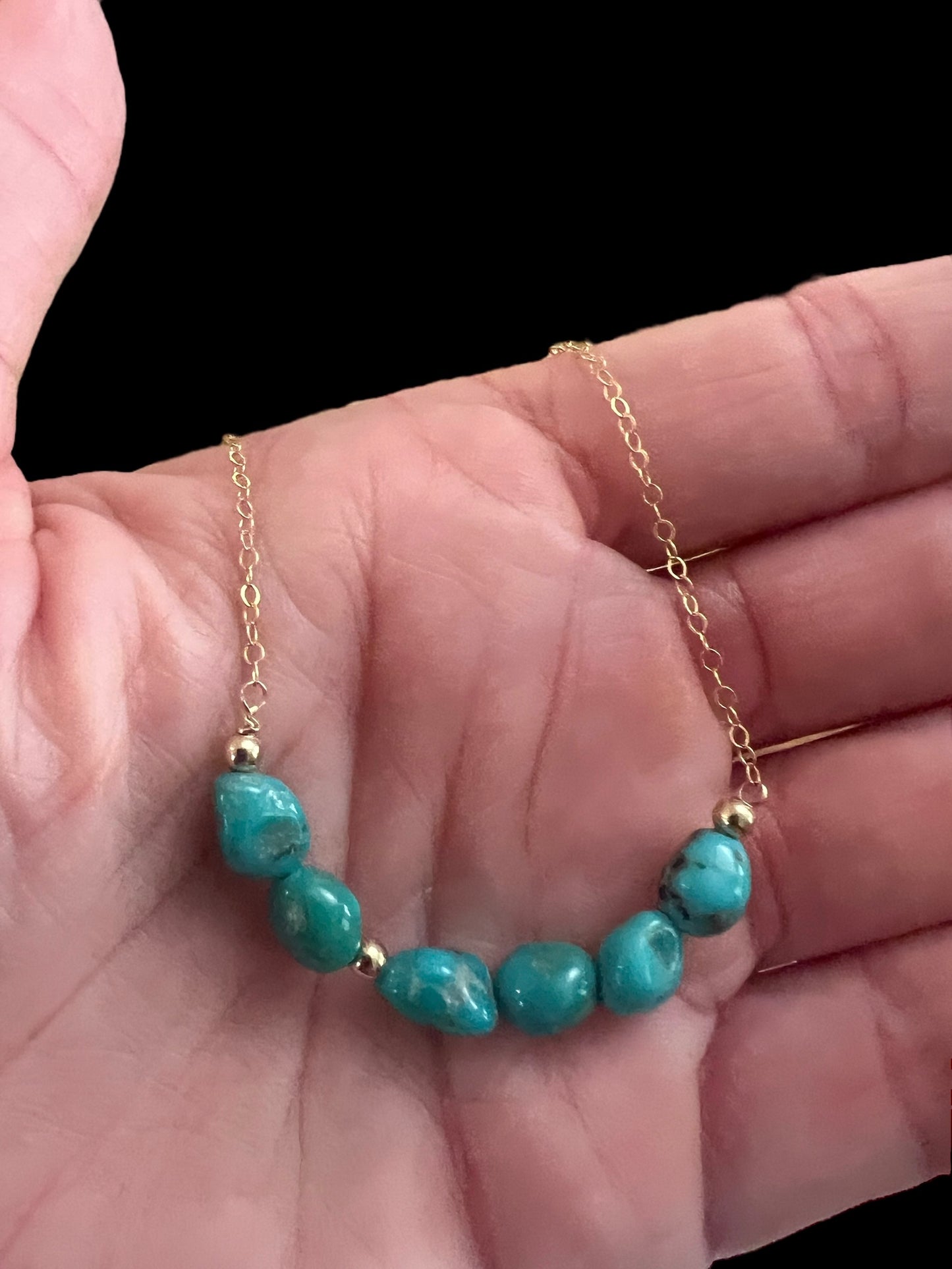 Campitos Turquoise Chain Necklace