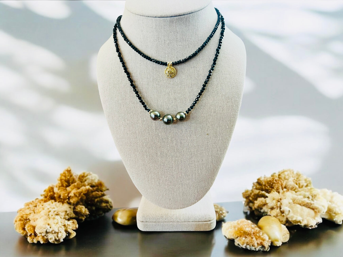 Evil Eye Spinel Choker Necklace