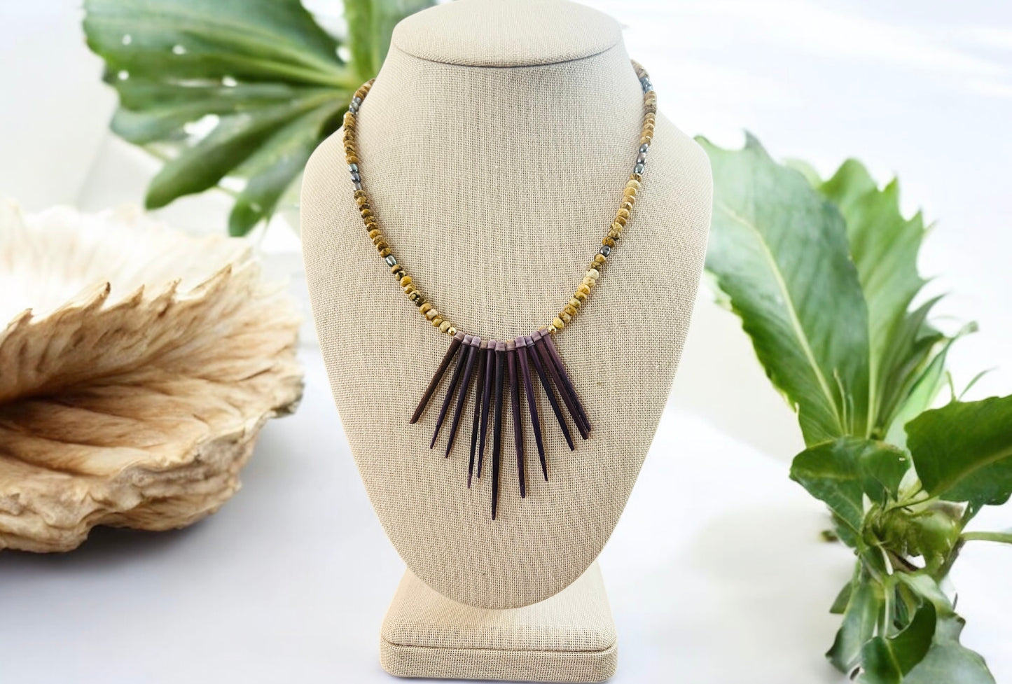 Purple Wana Necklace