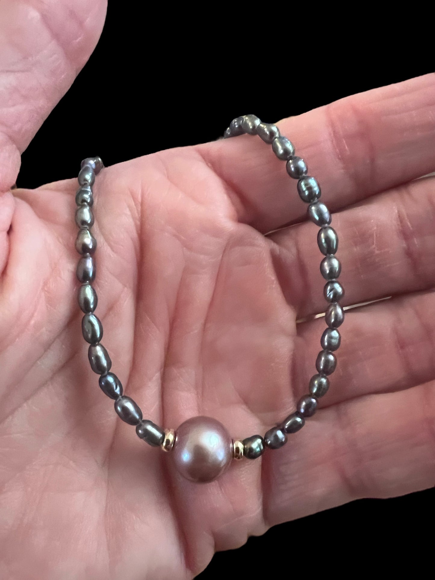 Edison & Freshwater Choker Necklace