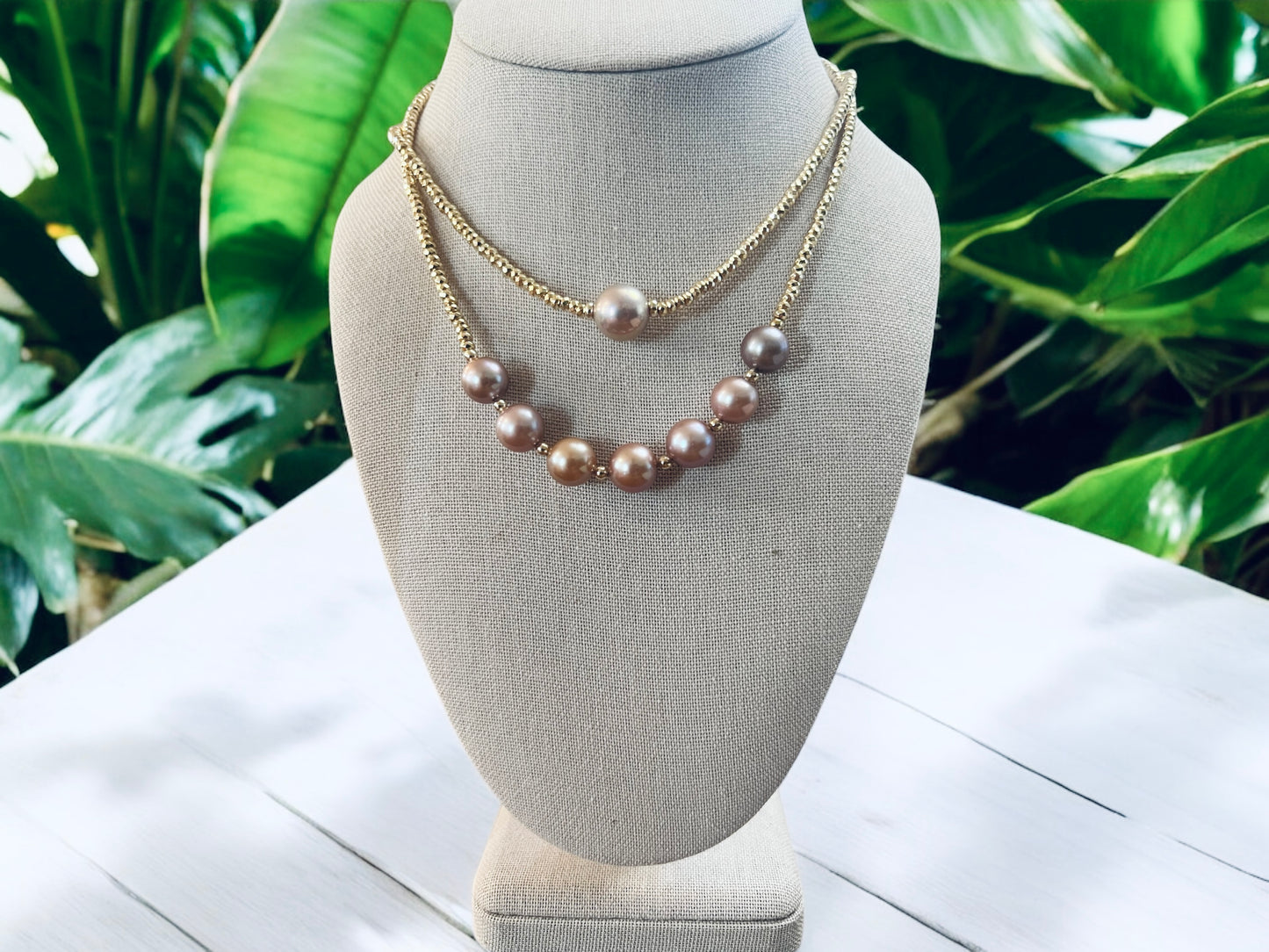 Edison Pearl Solitaire Necklace