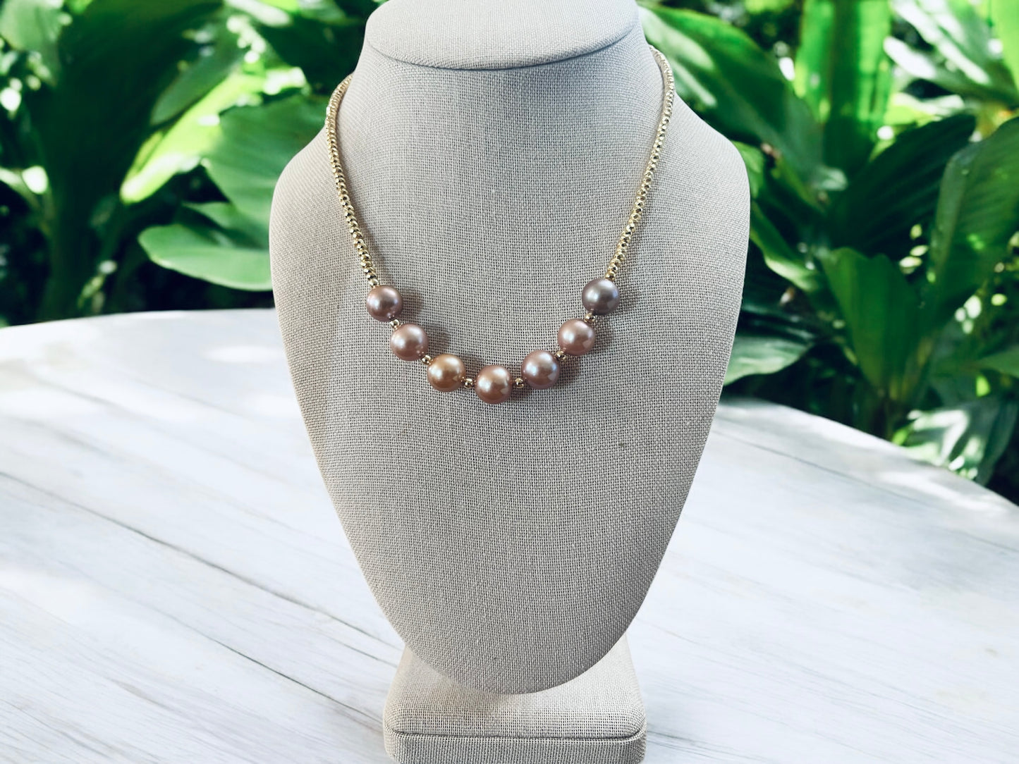 Edison Pearl Goddess Necklace