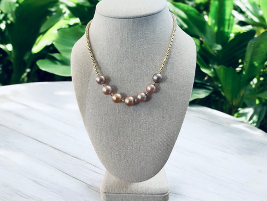 Edison Pearl Goddess Necklace