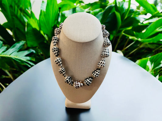 Hebrew Cone Shell & Puka Shell Necklace