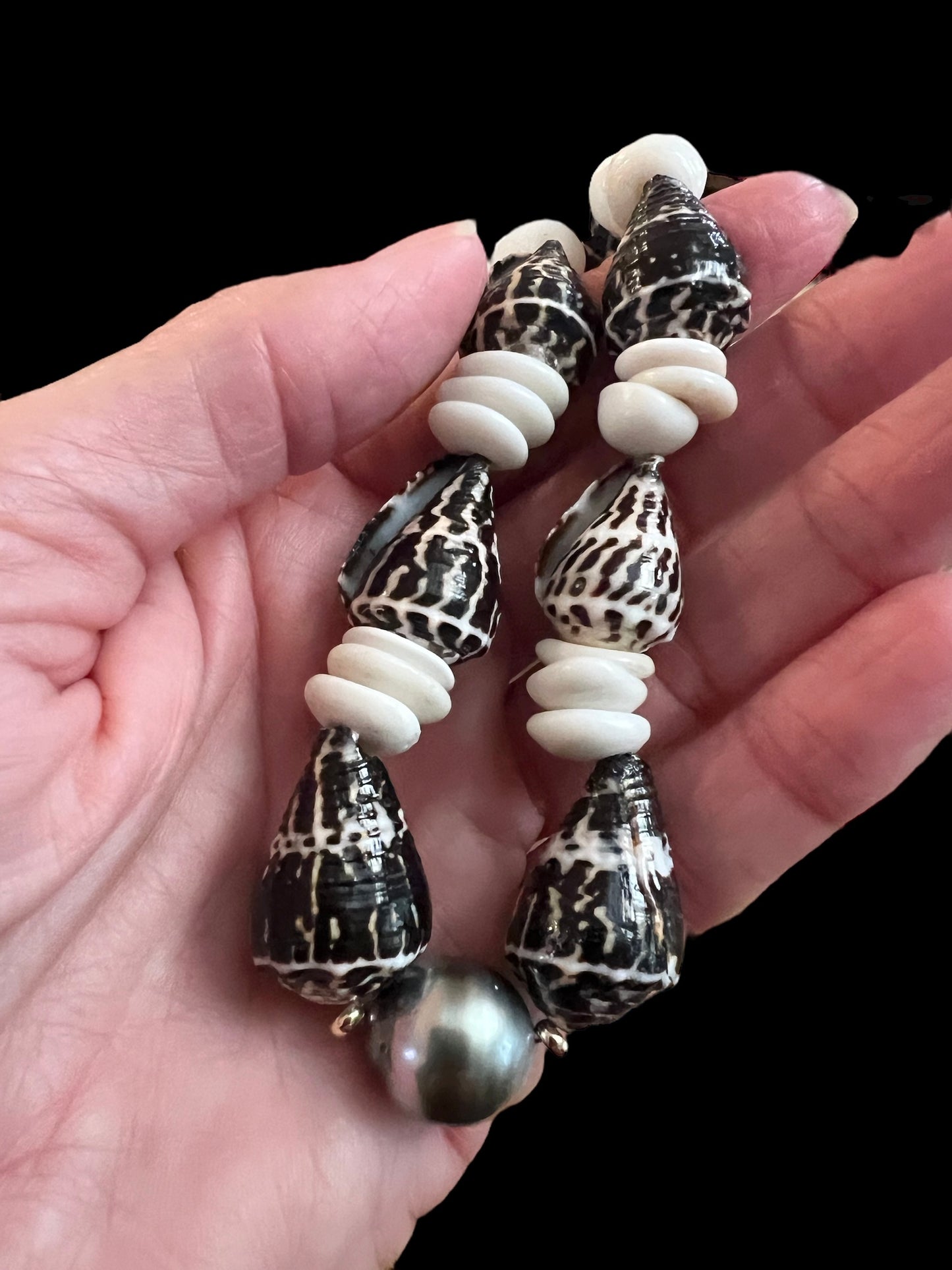 Tahitian Chaldean Cone Shell Necklace