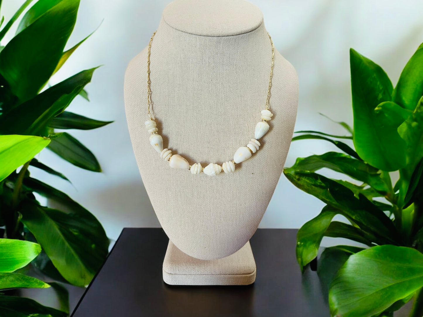 Pastel Shell Chain Necklace