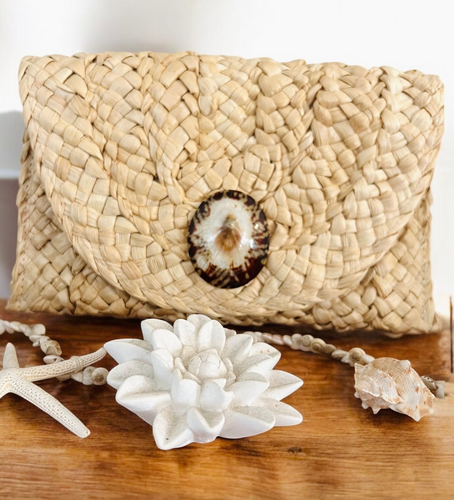 Boho ‘Opihi Clutch - Natural