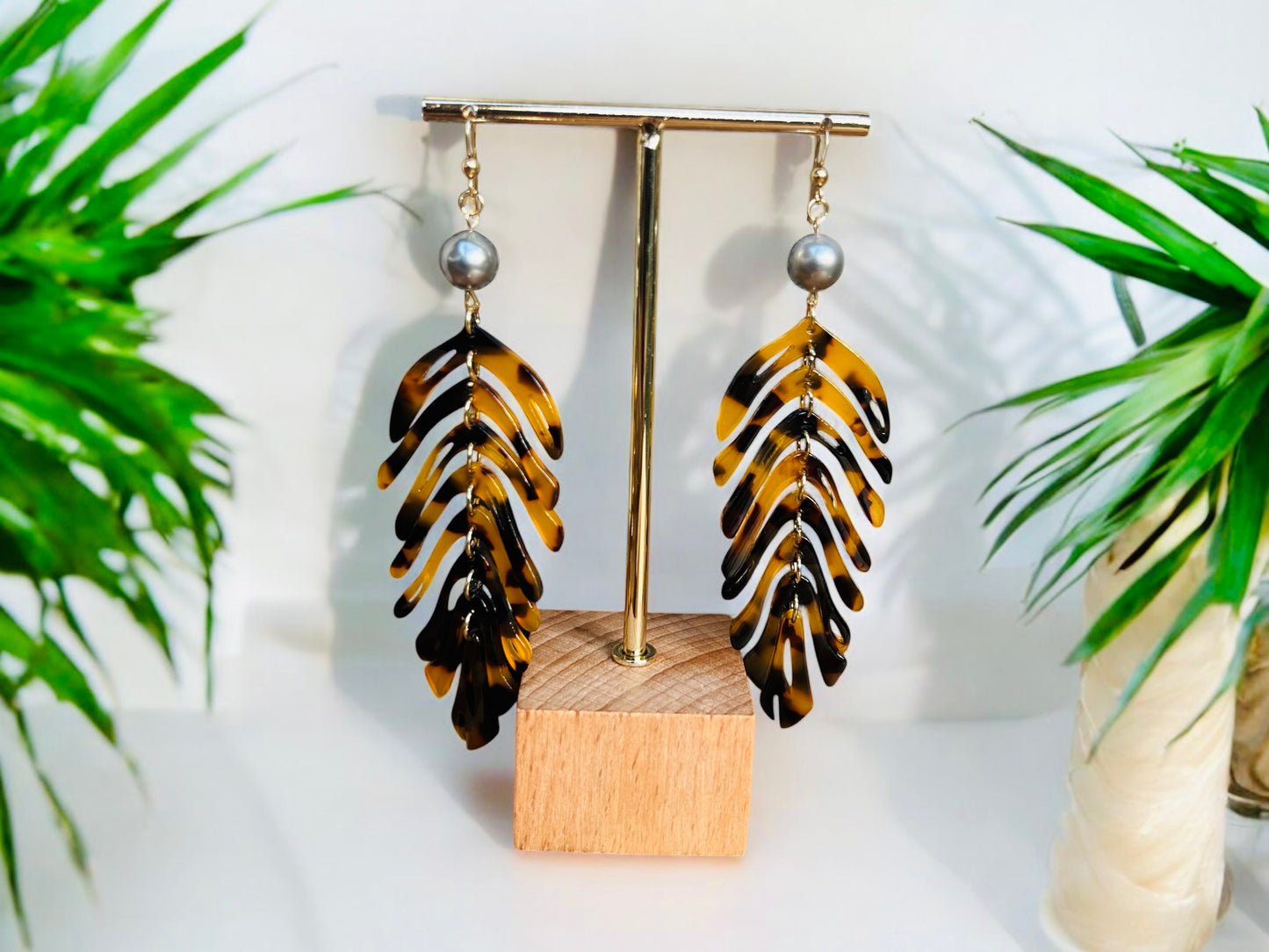 Tortoise Tahitian Earrings