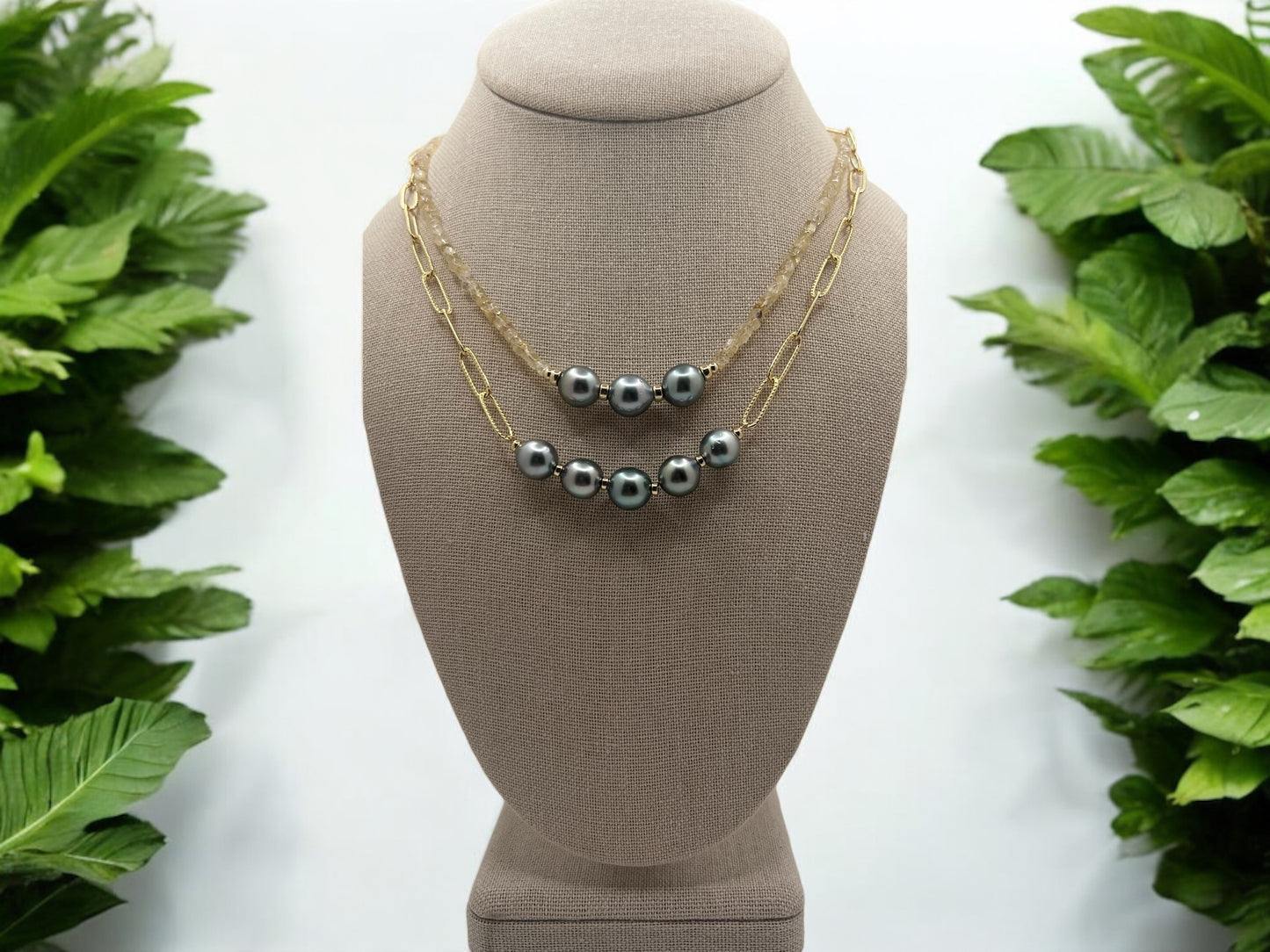 Tahitian Sparkle Chain Necklace