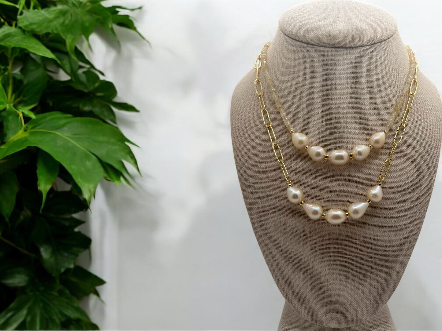 Freshwater Citrine Necklace
