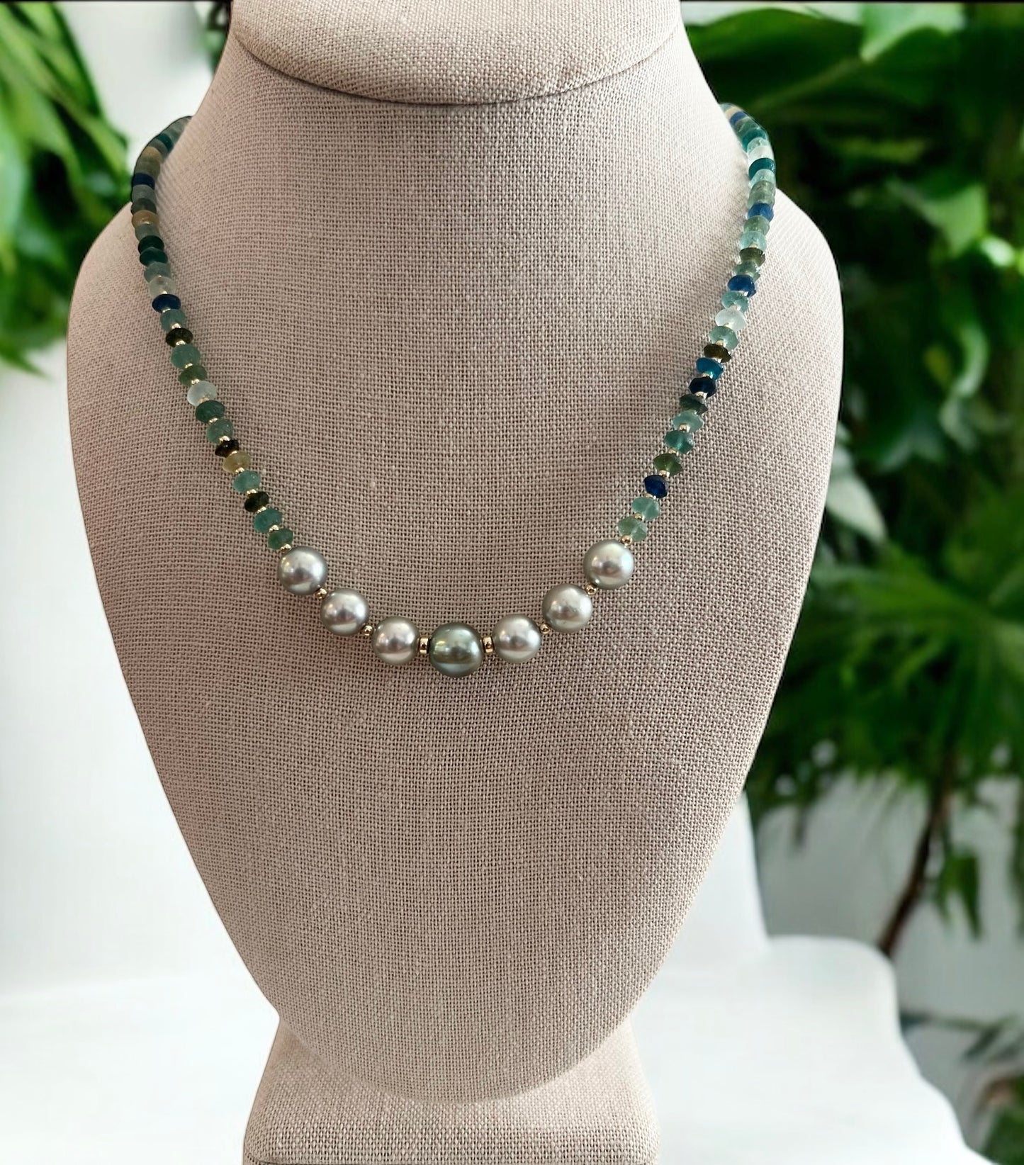 Sea Glass Tahitian Necklace