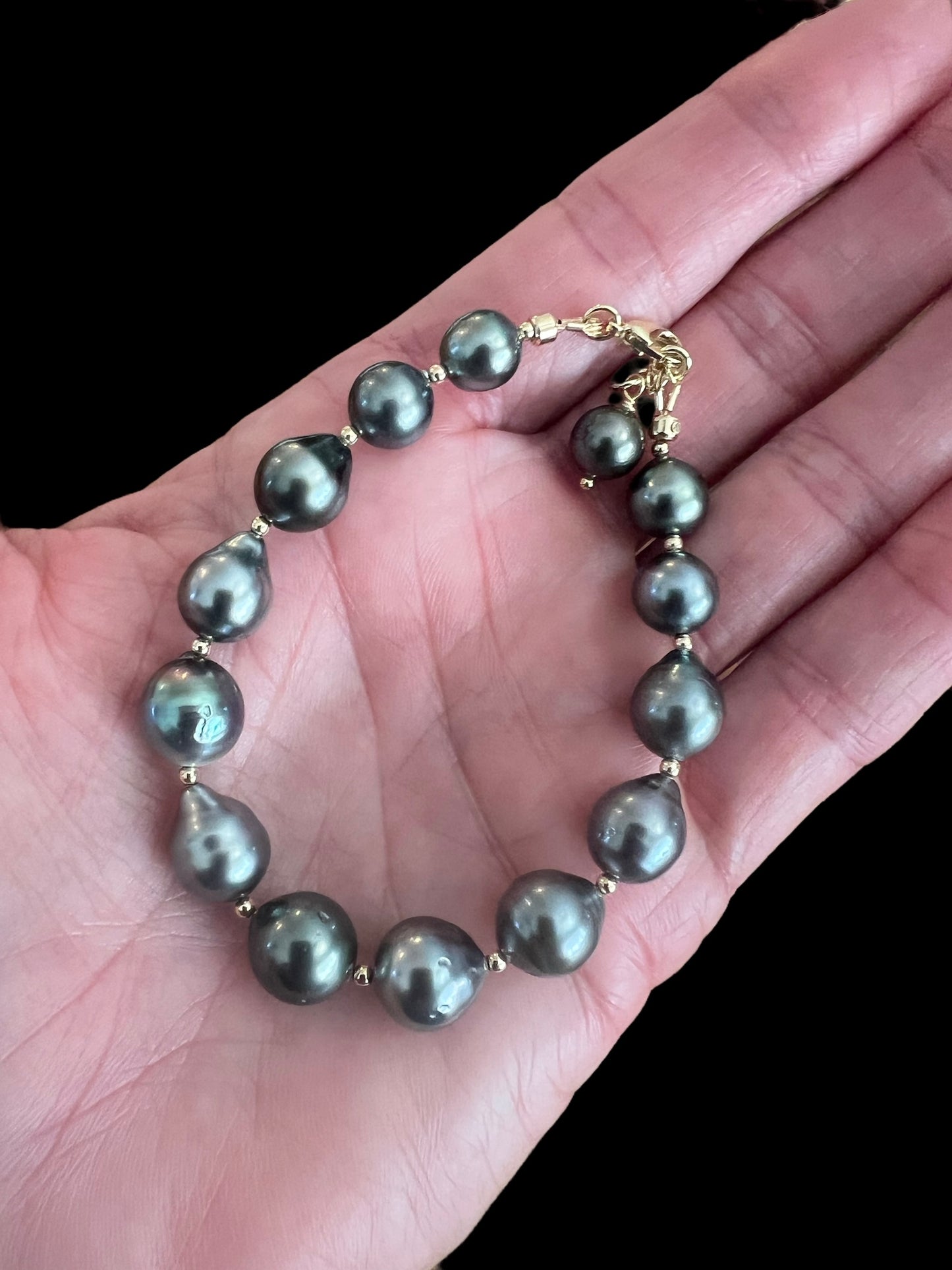 Mermaid Blue Tahitian Bracelet