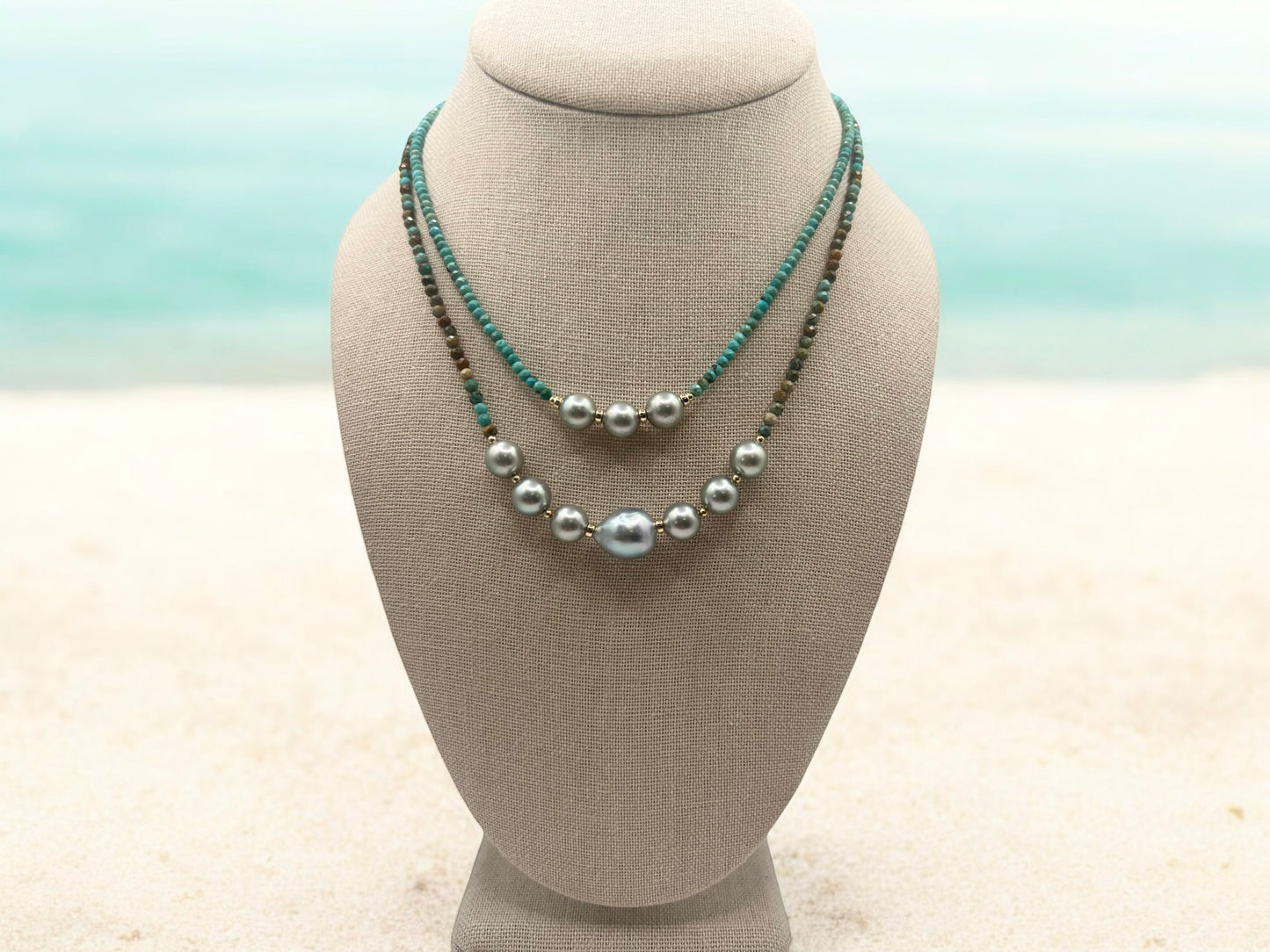 Turquoise Trio Necklace