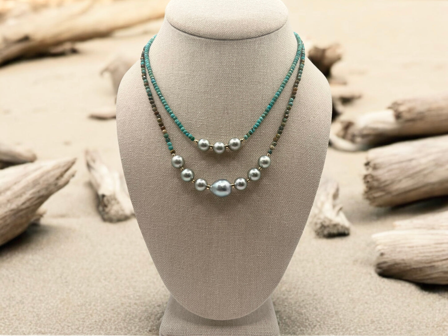 Turquoise Trio Necklace