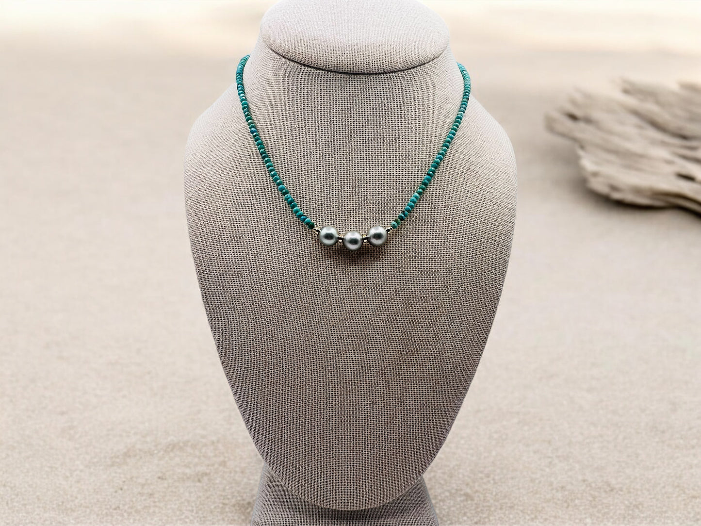 Turquoise Trio Necklace