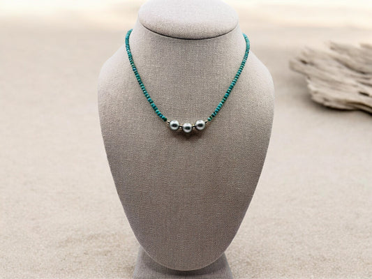 Turquoise Trio Necklace