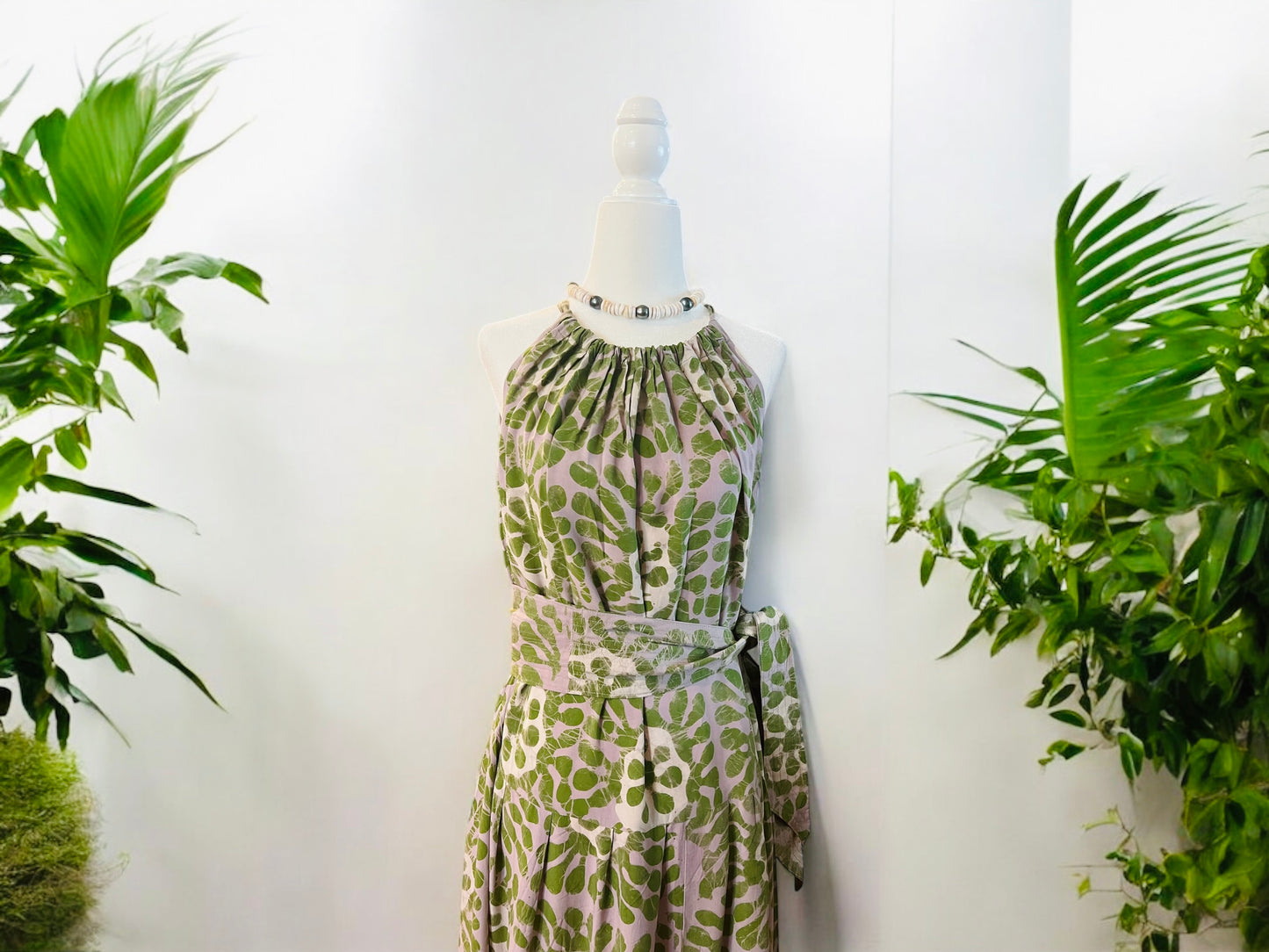 Tiered Sash Maxi Dress